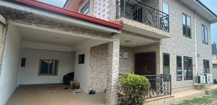 4 bedroom semi-detached house with garage and BQ selling at east legon