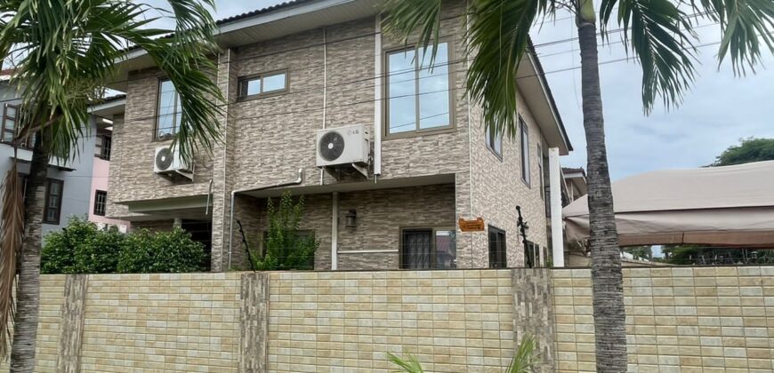 4 bedroom semi-detached house with garage and BQ selling at east legon