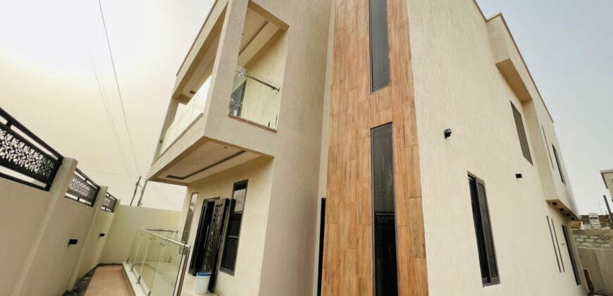 Newly Built 4 Bedroom Storey With an Out house for sale at Spintex