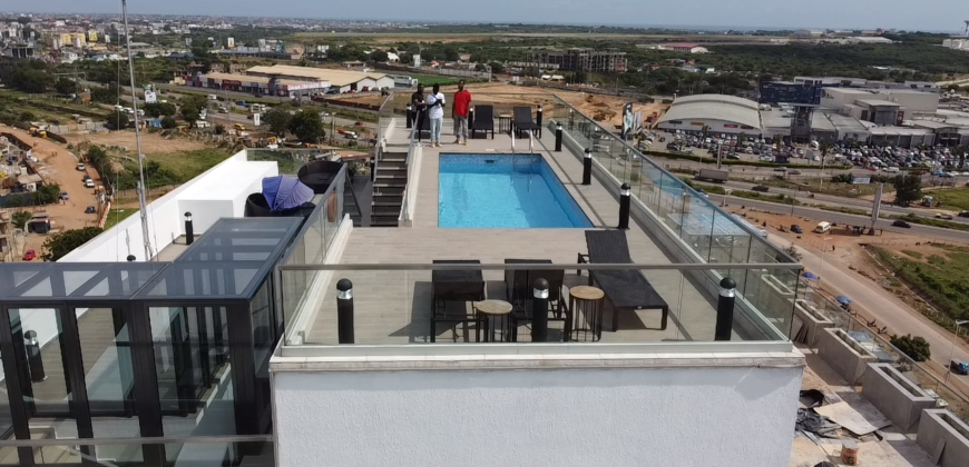 Breath taking studio apartment up for rent at THE SIGNATURE Airport city Tetteh Quarshie