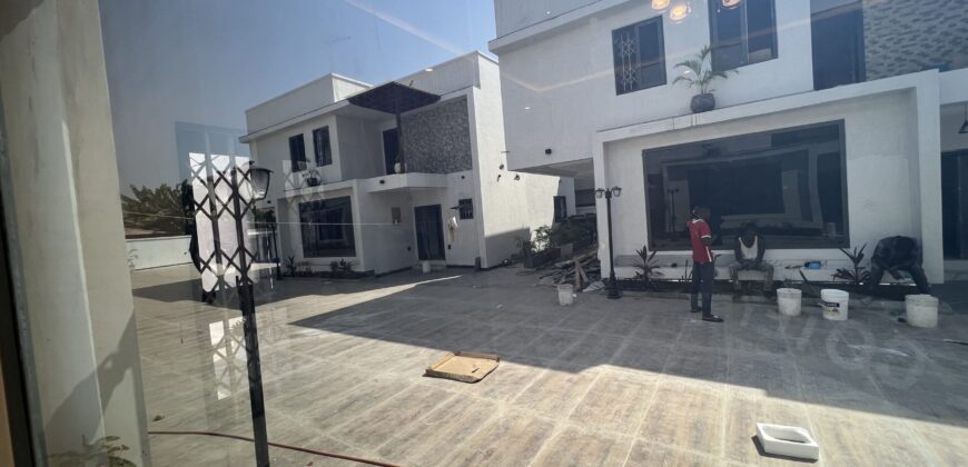 Executive 4 bedroom townhouse in a gated community of 5 with swimming pool at spintex for sale
