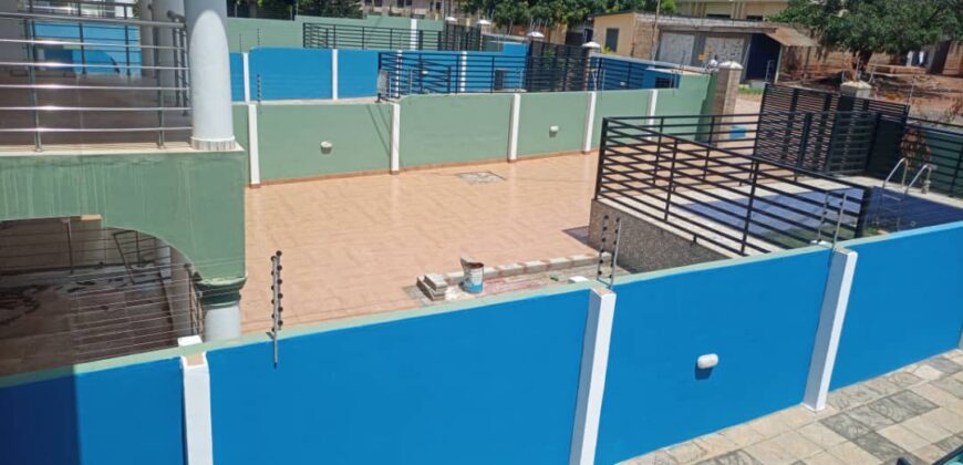 Extravagant 5 bedroom store’s building self compound house with swimming pool for sale located at Achimota Tantra Hill