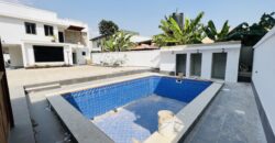 Executive 4 bedroom townhouse in a gated community of 5 with swimming pool at spintex for sale