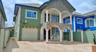 Extravagant 5 bedroom store’s building self compound house with swimming pool for sale located at Achimota Tantra Hill