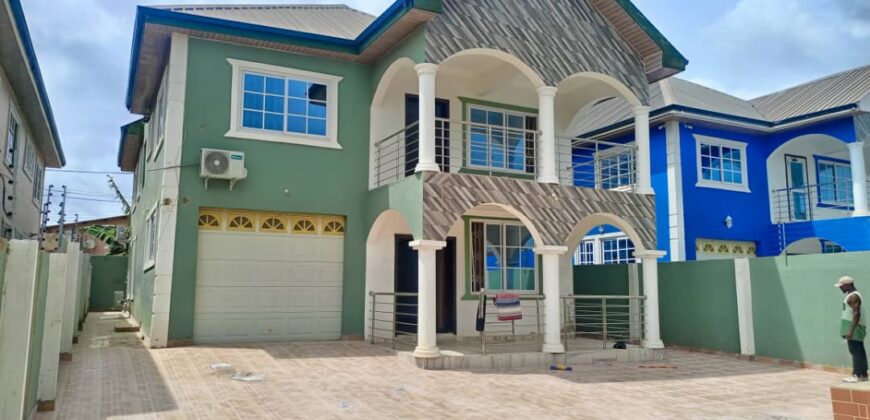 Extravagant 5 bedroom store’s building self compound house with swimming pool for sale located at Achimota Tantra Hill