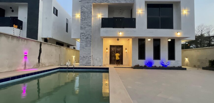 4 Bedrooms Swim Pool House with 1 Boysquarter for sale at East Legon school junction