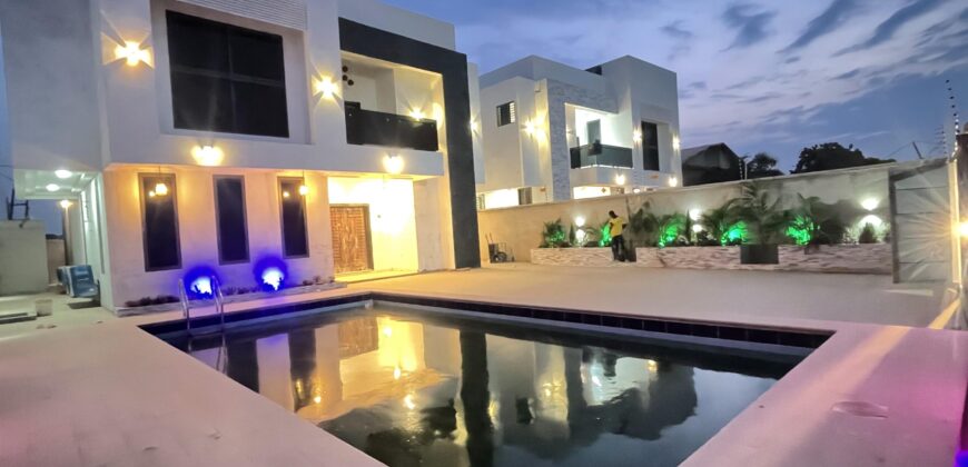 4 Bedrooms Swim Pool House with 1 Boysquarter for sale at East Legon school junction