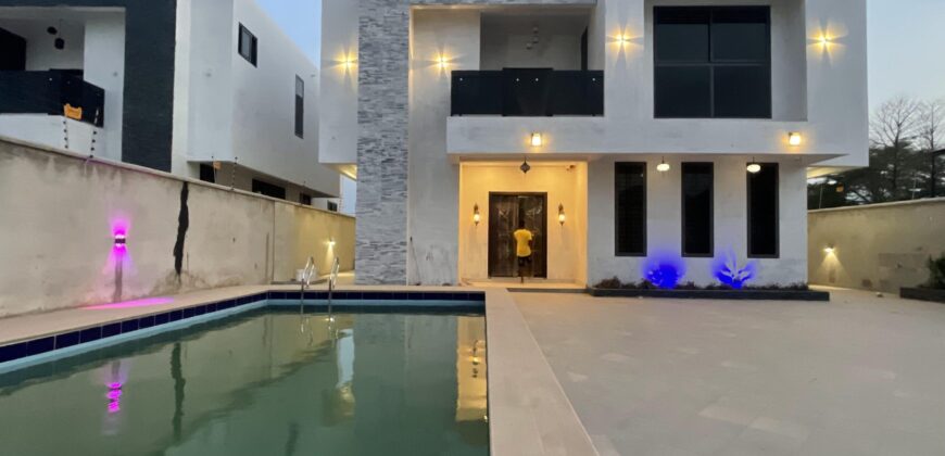 4 Bedrooms Swim Pool House with 1 Boysquarter for sale at East Legon school junction