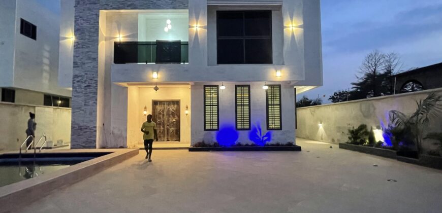 4 Bedrooms Swim Pool House with 1 Boysquarter for sale at East Legon school junction