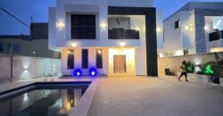 4 Bedrooms Swim Pool House with 1 Boysquarter for sale at East Legon school junction