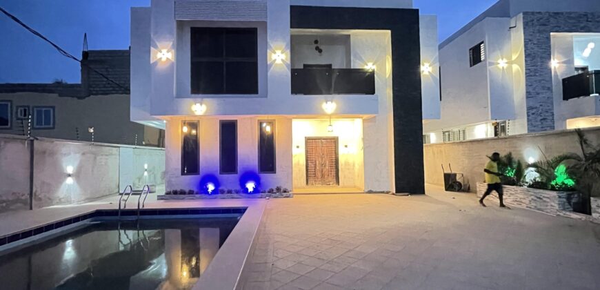 4 Bedrooms Swim Pool House with 1 Boysquarter for sale at East Legon school junction
