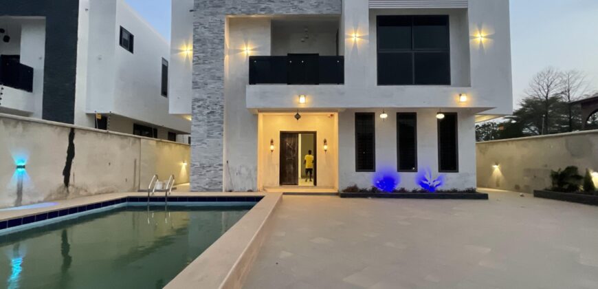 4 Bedrooms Swim Pool House with 1 Boysquarter for sale at East Legon school junction