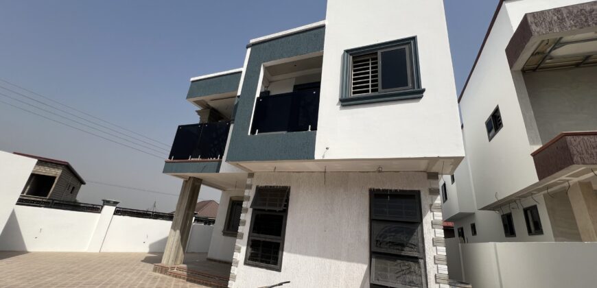 BRAND-NEW 4BEDROOM STOREY BUILDING  IN A GATED COMMUNITY FOR SALE AT SPINTEX , ACCRA GHANA