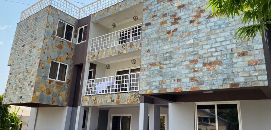 Discover an enticing opportunity with this fully furnished three-bedroom apartment on offer in Osu (Nyaniba Estate)