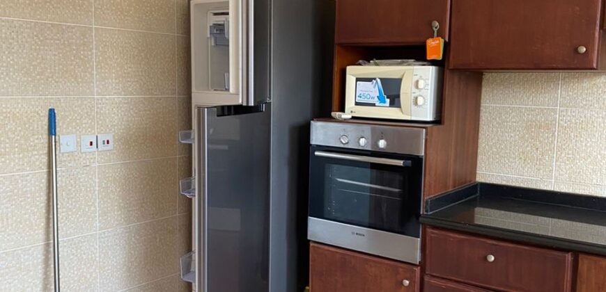 Discover an enticing opportunity with this fully furnished three-bedroom apartment on offer in Osu (Nyaniba Estate)