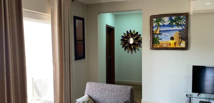 Discover an enticing opportunity with this fully furnished three-bedroom apartment on offer in Osu (Nyaniba Estate)