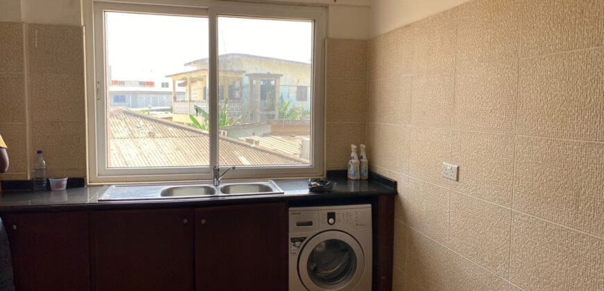 Discover an enticing opportunity with this fully furnished three-bedroom apartment on offer in Osu (Nyaniba Estate)