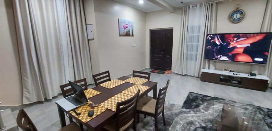 Fully Furnished 3-bedroom house for Rent at spintex 