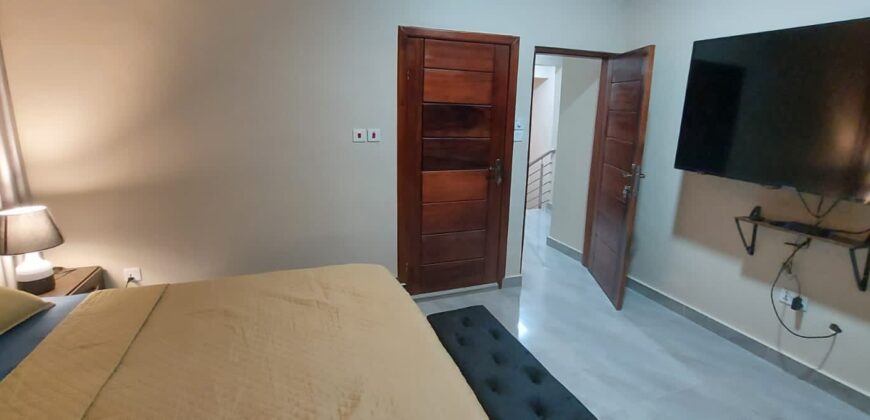 Fully Furnished 3-bedroom house for Rent at spintex 