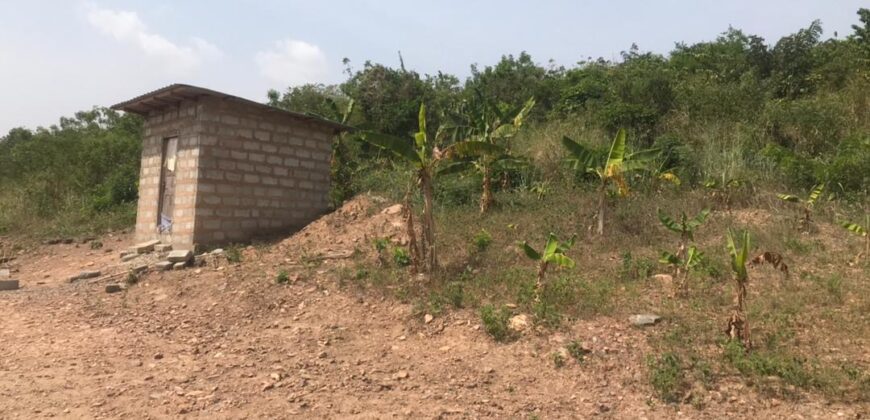 20 plots of land available for sale at oyarifa borga town.