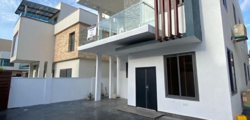 Alert ultra modern 4 bedroom house with BQ now letting at east legon adjiriganor $2,000