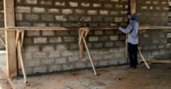 1.231 Acre landed property || uncompleted shop || block factory for sale at Oyibi