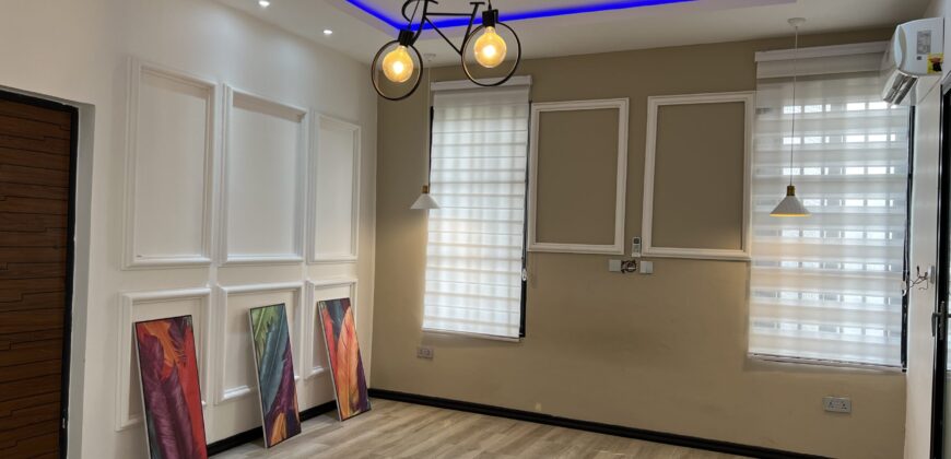 4bedroom storey building semi furnished located at Lashibi sakumono