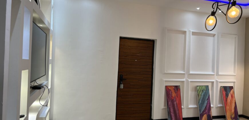 4bedroom storey building semi furnished located at Lashibi sakumono