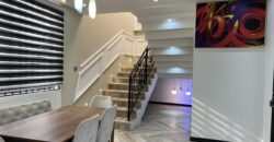 4bedroom storey building semi furnished located at Lashibi sakumono