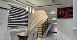 4bedroom storey building semi furnished located at Lashibi sakumono