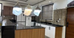 4bedroom storey building semi furnished located at Lashibi sakumono