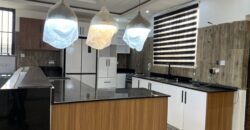 4bedroom storey building semi furnished located at Lashibi sakumono