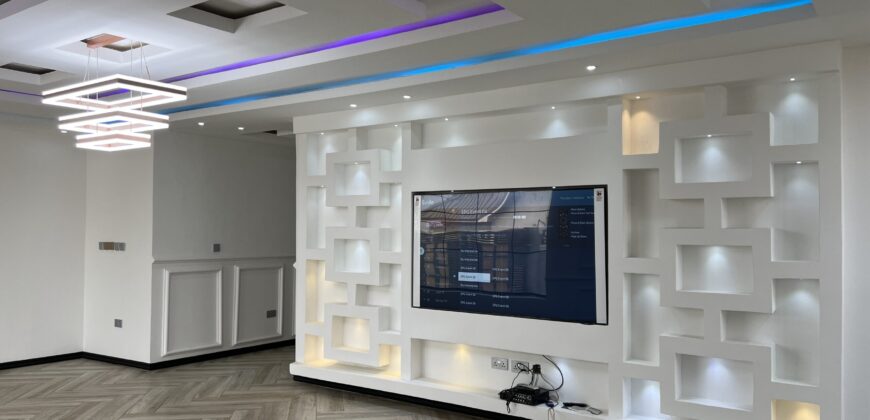 4bedroom storey building semi furnished located at Lashibi sakumono