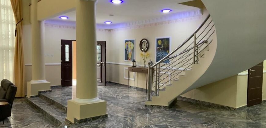 Alert ultra modern furnished 5 bedroom house with swimming pool Rent at east legon