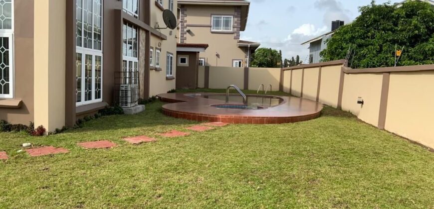 Alert ultra modern furnished 5 bedroom house with swimming pool Rent at east legon