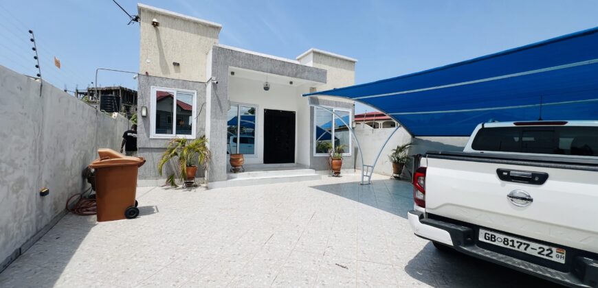 Three(3) bedroom house with Boysquarters for sale at Spintex HFC ESTATE