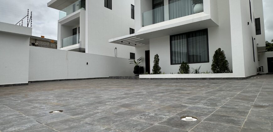 Newly built 4 bedroom a house plus 1 room boys quarters with a swimming pool East legon hills