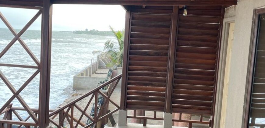 FULLY FURNISHED TWO BEDROOMS BEACH FRONT HOUSE FOR SALE AT KOKROBITE