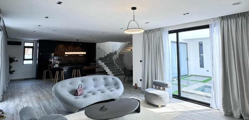 Fully Furnished 4-Bedroom House with Swimming Pool & Cinema for Sale!
