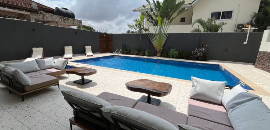 Luxury 3-Bedroom Furnished Apartment for Rent – East Legon (Ambassadorial Enclave)