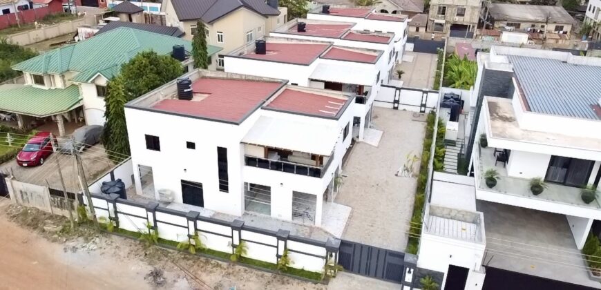 Stylish 3-Bedroom Townhouse with Boys’ Quarters & Rooftop Terrace – Tseaddo