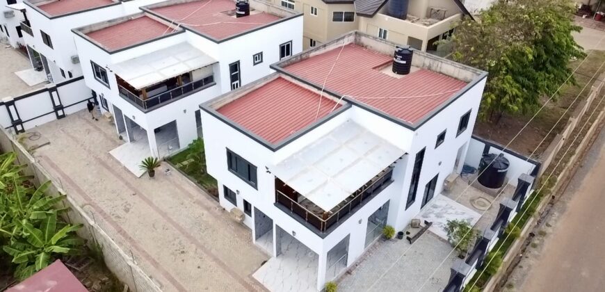 Stylish 3-Bedroom Townhouse with Boys’ Quarters & Rooftop Terrace – Tseaddo