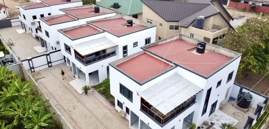 Stylish 3-Bedroom Townhouse with Boys’ Quarters & Rooftop Terrace – Tseaddo