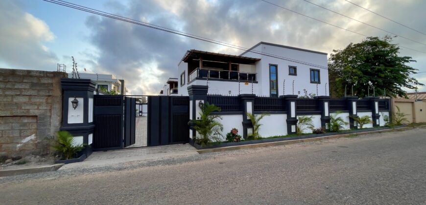 Stylish 3-Bedroom Townhouse with Boys’ Quarters & Rooftop Terrace – Tseaddo