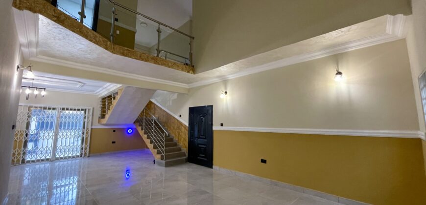 Stylish 3-Bedroom Townhouse with Boys’ Quarters & Rooftop Terrace – Tseaddo