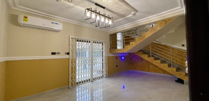 Stylish 3-Bedroom Townhouse with Boys’ Quarters & Rooftop Terrace – Tseaddo