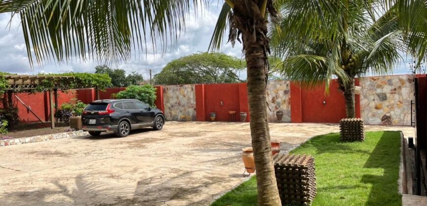 🏡 Partly Furnished 4-Bedroom House for Sale – Akropong (Up the Aburi Mountains) 🌄